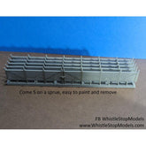 WSM N2001 - N Scale - 12ft Chain-link fence